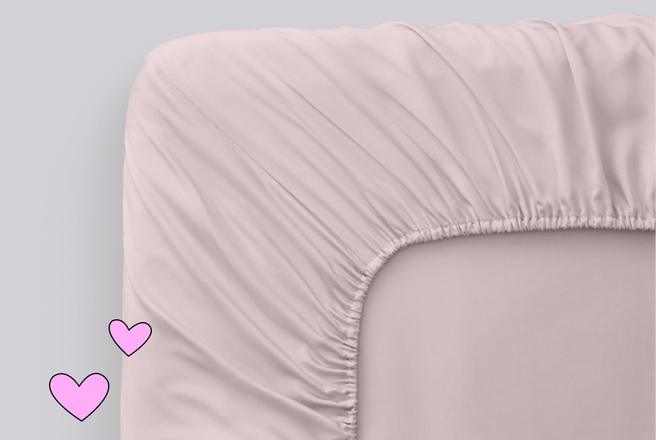 Простынь на резинке из тенселя