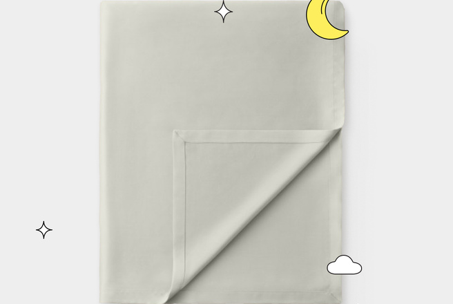 Простынь Copper Blend из тенселя с медной нитью