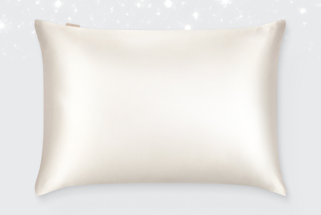 Наволочка 50х70 из натурального шёлка, цвет жемчужный