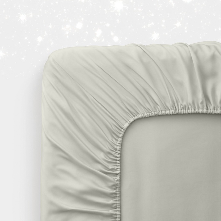 Простынь на резинке Copper Blend из тенселя с медной нитью